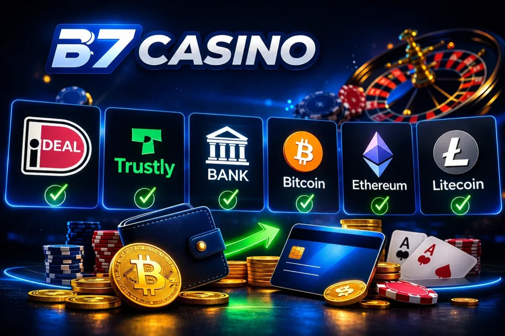 B7 Casino Betaalmethoden — Storten en Opnemen